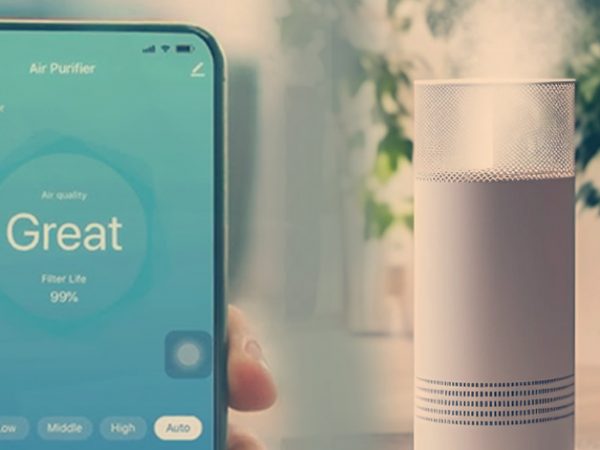 Mobile app based smart air purifier